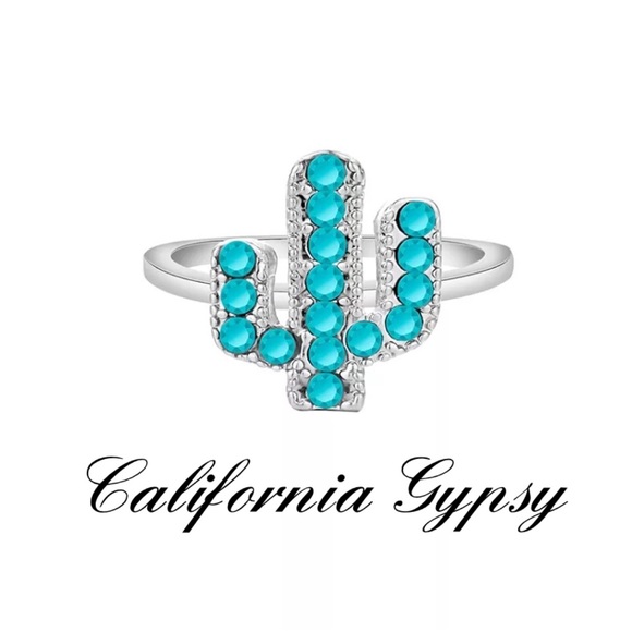 Cactus Rhinestone Ring🌵 - Picture 2 of 5